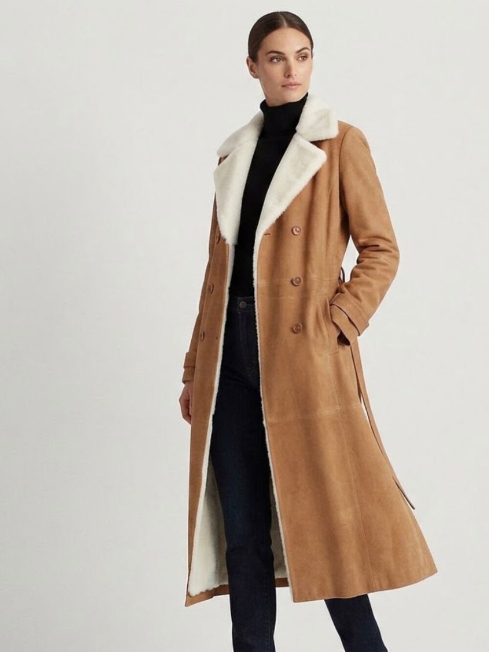 Wilson Leather Fur Trench